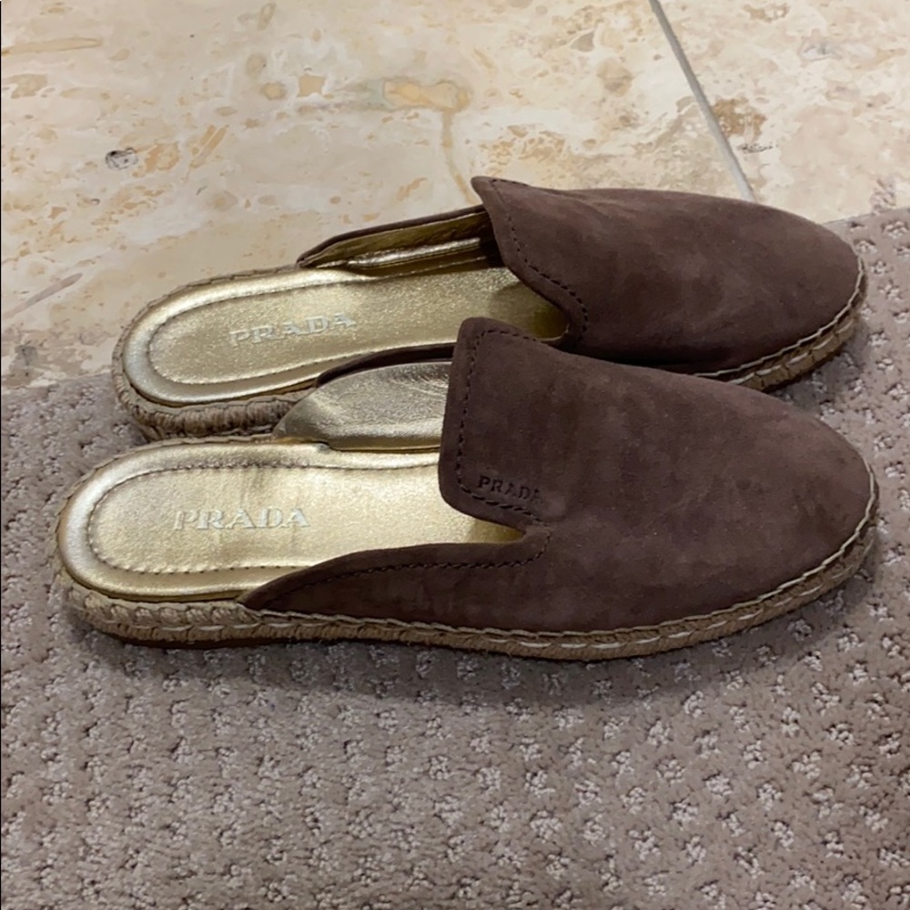 Prada slip ons
